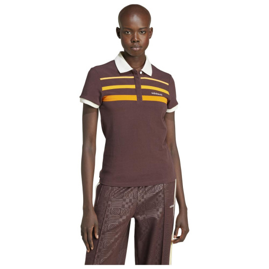 Adidas Γυναικεία κοντομάνικη μπλούζα '80s Slim Polo Shirt